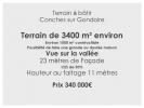 Vente Terrain Conches-sur-gondoire  3400 m2