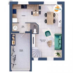 For sale Bercheres-saint-germain 5 rooms 81 m2 Eure et loir (28300) photo 2