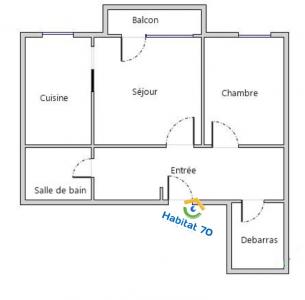 For rent Plancher-les-mines 2 rooms 52 m2 Haute saone (70290) photo 0