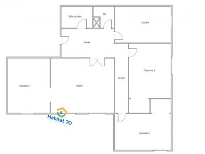 Annonce Location 4 pi�ces Appartement Ronchamp 70