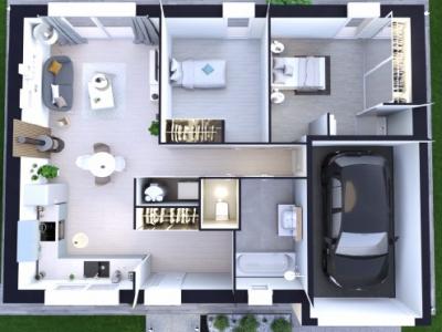 Annonce Vente 3 pi�ces Maison Angrie 49