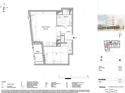 Louer Appartement 47 m2 Nantes