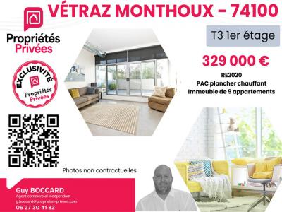 For sale Vetraz-monthoux 3 rooms 65 m2 Haute savoie (74100) photo 0