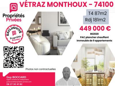 For sale Vetraz-monthoux 4 rooms 87 m2 Haute savoie (74100) photo 0