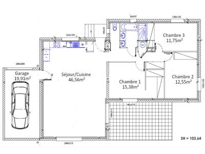 Acheter Maison 105 m2 Angles