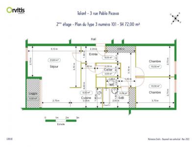 Louer Appartement 72 m2 Talant