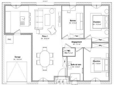 Acheter Maison 80 m2 Longchamp