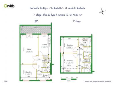 Annonce Location 4 pi�ces Appartement Hauteville-les-dijon 21