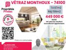 Vente Appartement Vetraz-monthoux  4 pieces 87 m2