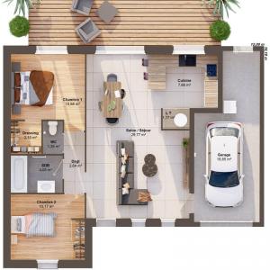 Acheter Maison 70 m2 Yermenonville