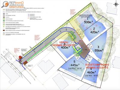 Acheter Terrain 420 m2 Pluvigner