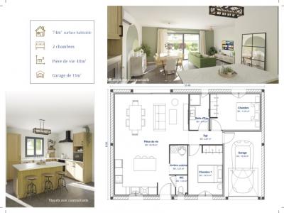 Annonce Vente 3 pi�ces Maison Montbrun-lauragais 31