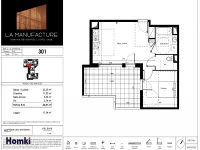 Acheter Appartement 42 m2 Lunel