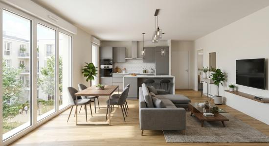 For sale Pantin 2 rooms 41 m2 Seine saint denis (93500) photo 0