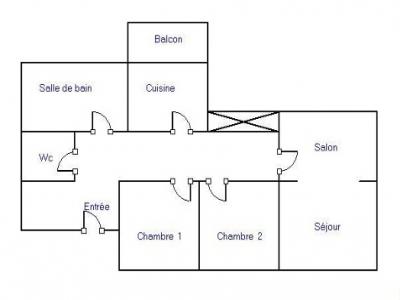 Louer Appartement 89 m2 Metz