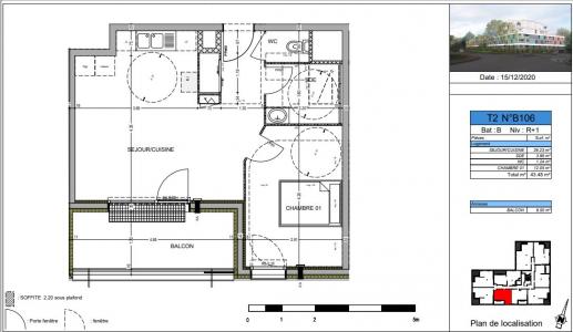 For rent Quetigny 2 rooms 43 m2 Cote d'or (21800) photo 3