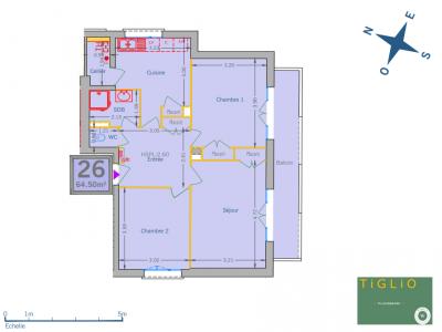 Annonce Location 3 pi�ces Appartement Villeurbanne 69