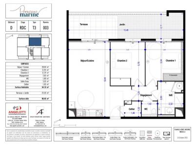 Annonce Location 3 pi�ces Appartement Serignan 34