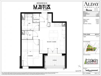 Louer Appartement 46 m2 Bayonne