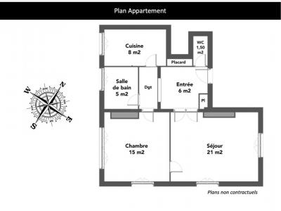 Annonce Vente 2 pi�ces Appartement Caen 14