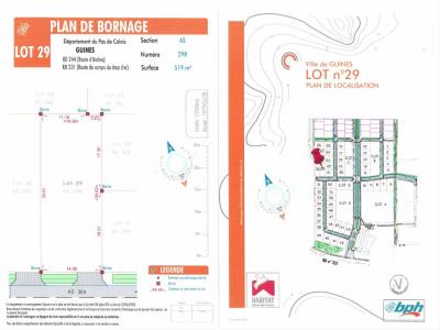 Annonce Vente Terrain Guines 62