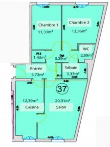 Acheter Appartement 73 m2 Chazelles-sur-lyon
