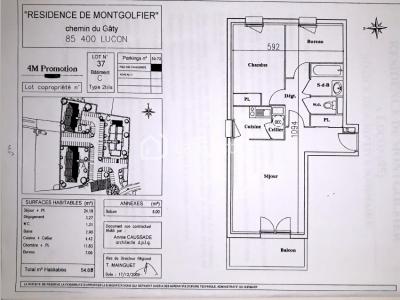 Louer Appartement Lucon 590 euros