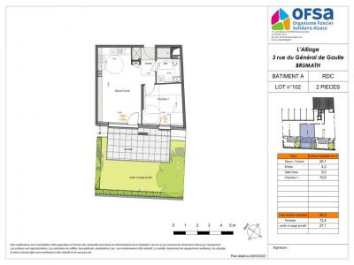 Annonce Location 2 pi�ces Appartement Brumath 67