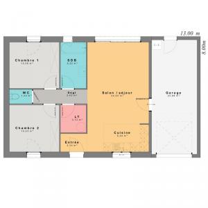 Acheter Maison 65 m2 Mornac