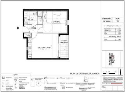 For rent Cesson-sevigne 2 rooms 42 m2 Ille et vilaine (35510) photo 2