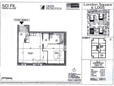 Louer Appartement Loos 730 euros