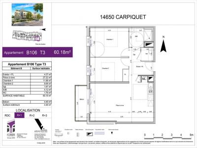 Louer Appartement 60 m2 Carpiquet