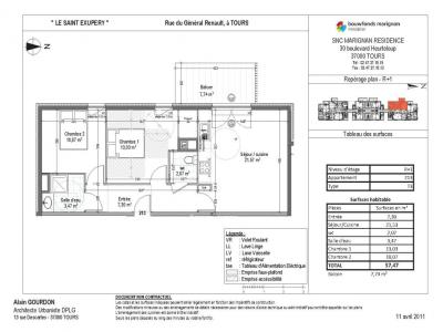 Annonce Location 3 pi�ces Appartement Tours 37