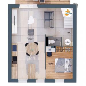 For sale Croix-en-touraine 6 rooms 81 m2 Indre et loire (37150) photo 2