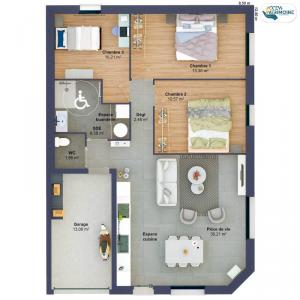 For sale Henouville 5 rooms 75 m2 Seine maritime (76840) photo 3