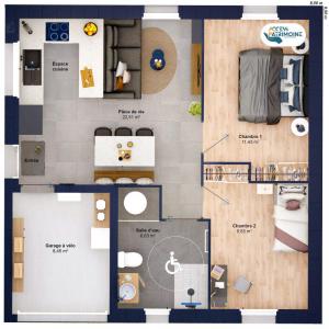 Acheter Maison 50 m2 Roullet-saint-estephe