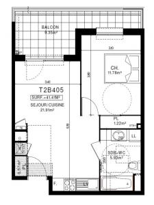 Annonce Location 2 pi�ces Appartement Clermont-ferrand 63