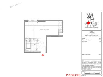 For rent Colombes 1 room 30 m2 Hauts de Seine (92700) photo 1