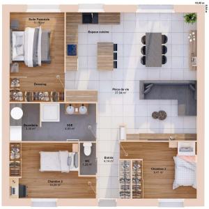 For sale Roche-blanche 5 rooms 83 m2 Loire atlantique (44522) photo 3