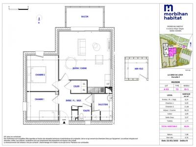 Acheter Appartement 66 m2 Noyalo