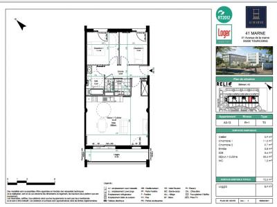 Annonce Location 3 pi�ces Appartement Tourcoing 59