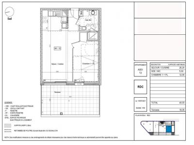 For rent Chantepie 2 rooms 43 m2 Ille et vilaine (35135) photo 1