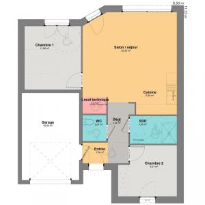 For sale Sainte-hermine 4 rooms 64 m2 Vendee (85210) photo 2