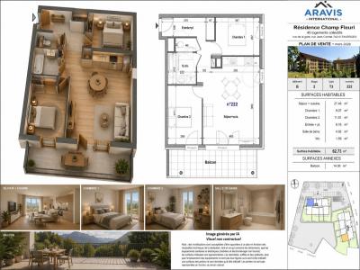 For sale Faverges 3 rooms 62 m2 Haute savoie (74210) photo 0