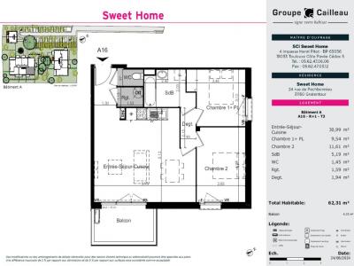 Louer Appartement Gratentour 715 euros