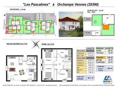 For sale Orchamps-vennes 4 rooms 85 m2 Doubs (25390) photo 0