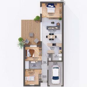 Acheter Maison 82 m2 Sens-de-bretagne