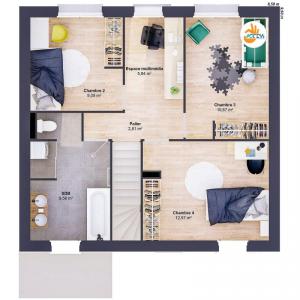 For sale Fougeres 6 rooms 94 m2 Ille et vilaine (35300) photo 3