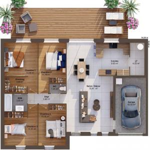 For sale Pitres 6 rooms 109 m2 Eure (27590) photo 2