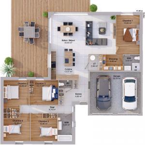 For sale Mouzeil 7 rooms 136 m2 Loire atlantique (44850) photo 4